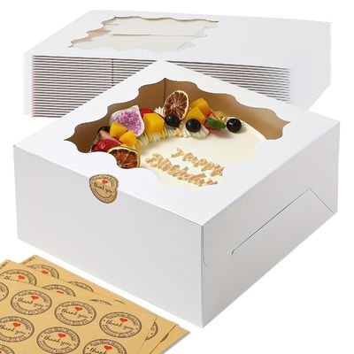 Vetdicht papier vensterdoos voor broodverpakking voedselkwaliteit postdoos en voering EPE-schuim