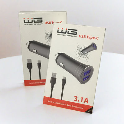 Tuck End Slotted Paper Packaging Box CMYK Offest Printing voor consumentenelektronica