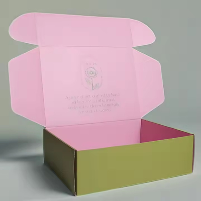 Op maat gemaakte, milieuvriendelijke, gegolfde kartonnen verzenddozen voor bloemen