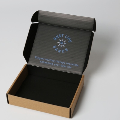 kopen Laag MOQ Kraftpapier gegolfde brievenbus voor juwelen en cadeautjes online manufacture