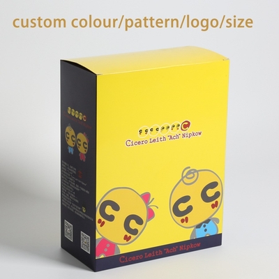 kopen Gele Tuck End Paper Packaging Box met doorzichtig raam voor mobiele telefoon accessoires online manufacture