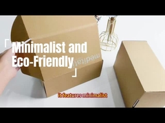 Op maat gemaakte kartonnen verzenddozen Kleding Kraft gegolfde duurzame schoenen Dozen