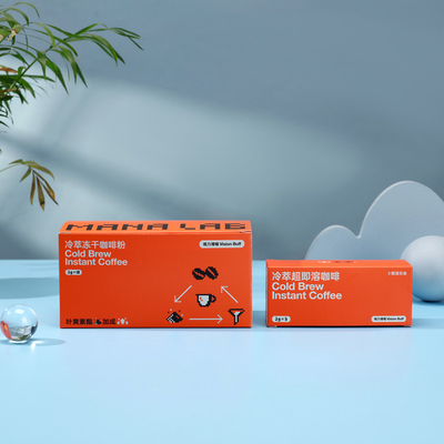 Herbruikbaar bedekt papier aangepast kleur omgekeerd Tuck End koffie verpakkingsdoos voor cadeautjes