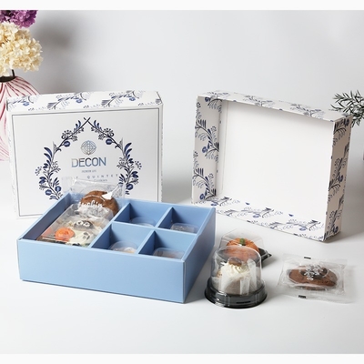 Elegant gescheiden koekjes cadeaubon aanpasbare verpakking opvouwbaar ontwerp
