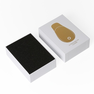 Op maat gemaakte verpakkingsdoos voor schoonheidsinstrumenten in papier met een formulier in grey board