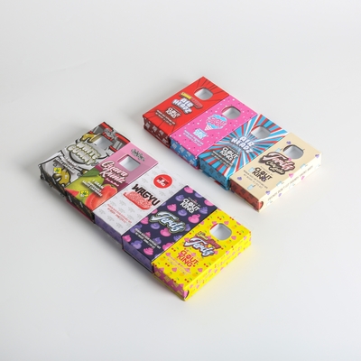 Op maat gemaakte bestelling geaccepteerd Eco-vriendelijke chocolade papieren cadeau verpakkingsdoos met twee tuck einde en plastic voering