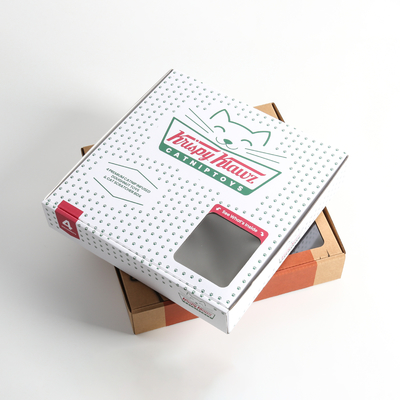 Geaffrouwde pizza dozen Pizza stijl kartonnen dozen voor snelle veilige producten verzending