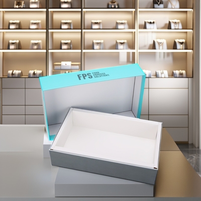 OEM-logo Rigid Custom Juwelen Geschenkdozen Gecoat Papier Geschenkverpakkingsdoos