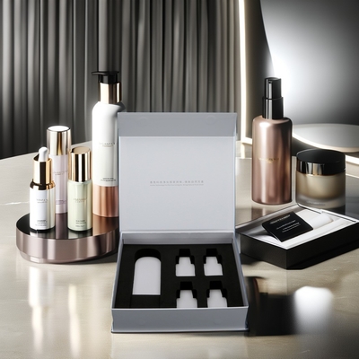 Gepersonaliseerde opvouwbare magnetische sluiting geschenkdozen voor het verzenden van kaars en parfum