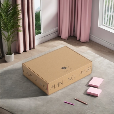 Ivoren karton doos voor cadeautjes gerecycled kraft verzending mailer dozen aangepast kleur