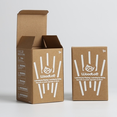 Tuck End Paper Box Verpakking Mailer Box Silk Screen Printed Logo Met Handle Design